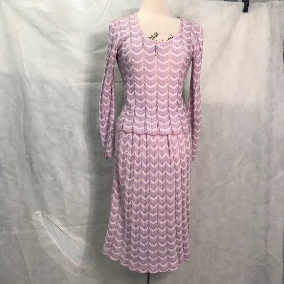 Ami Dresses & Skirts - Vintage Ami pastel crotchet set